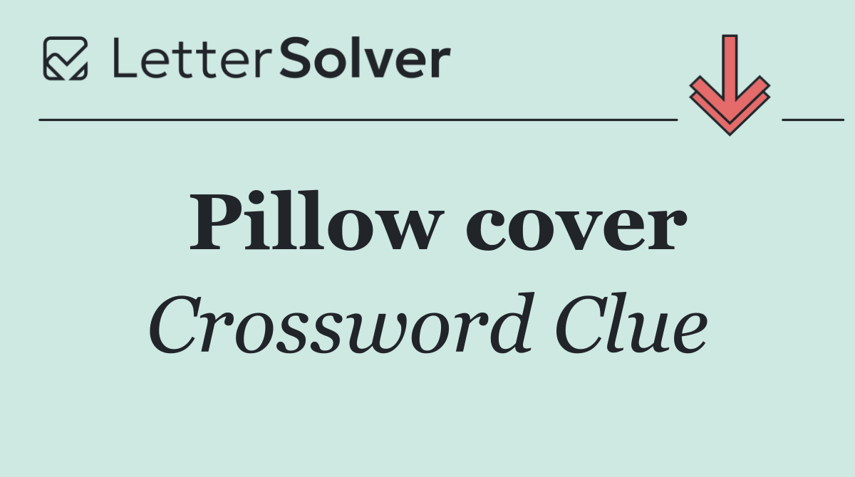 Pillow cover