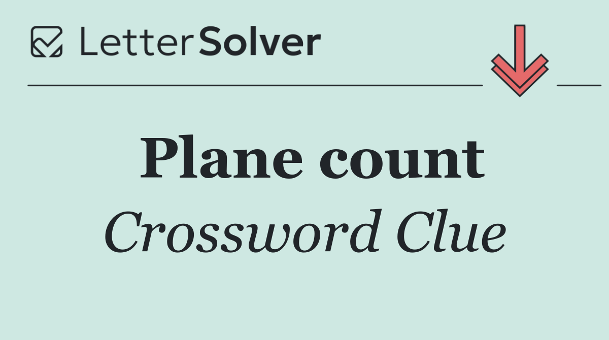 Plane count