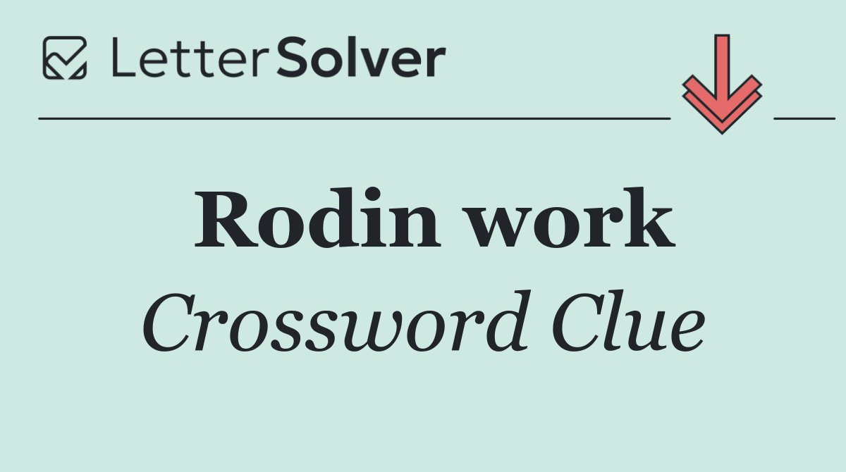 Rodin work
