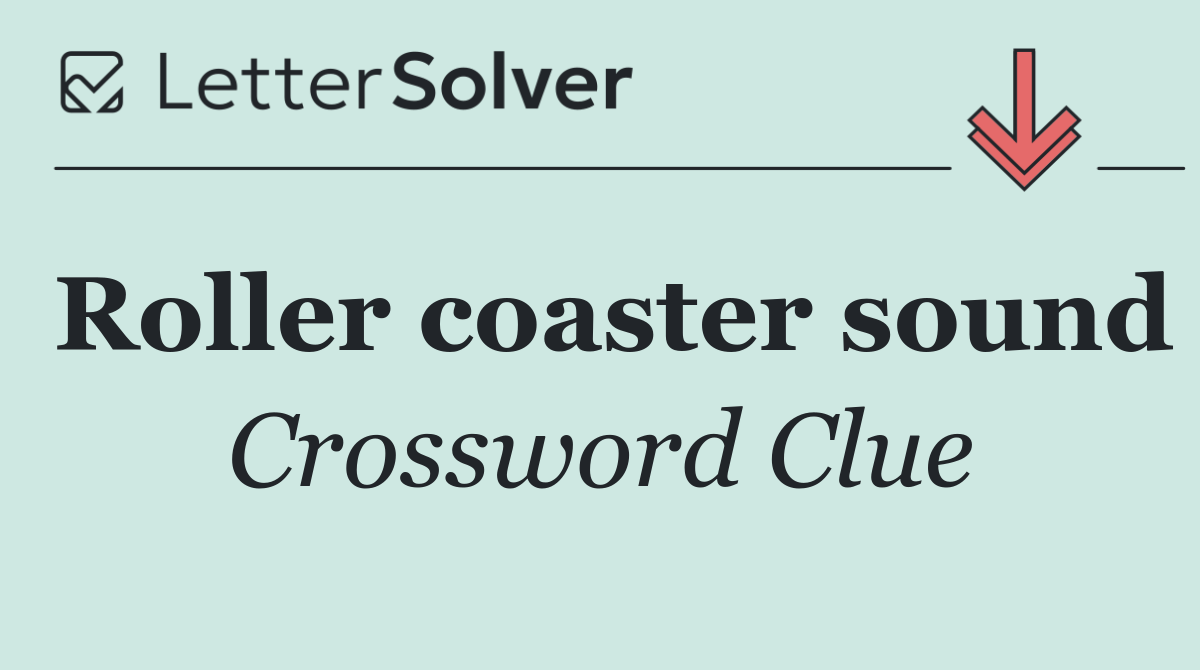 Roller coaster sound