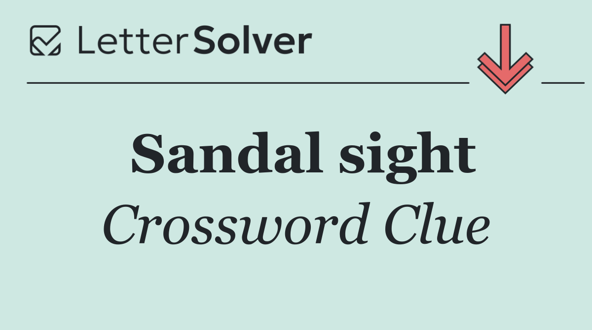 Sandal sight