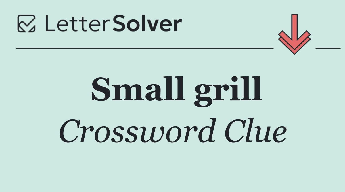 Small grill
