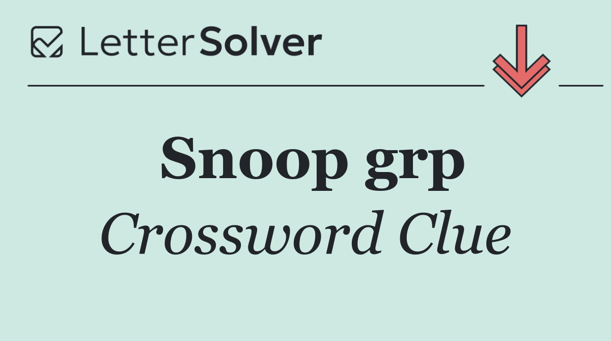 Snoop grp