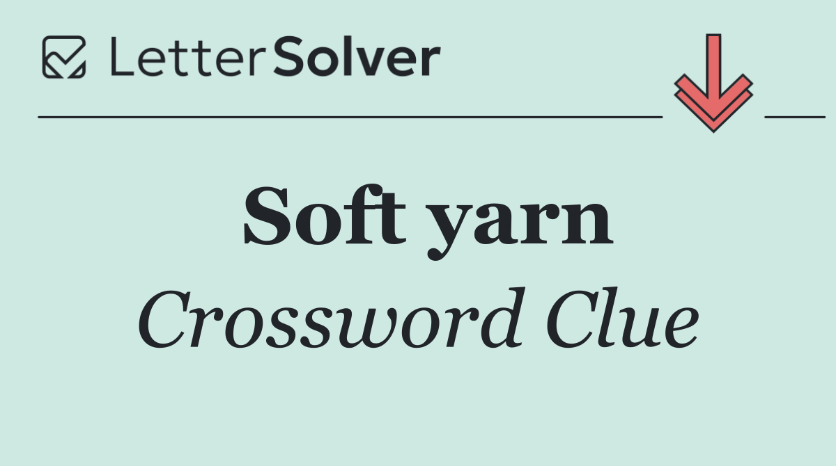Soft yarn