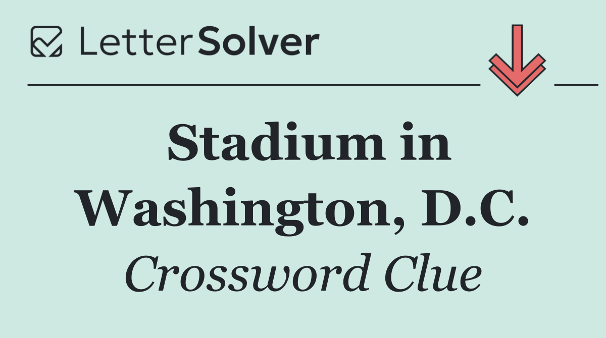 Stadium in Washington, D.C.