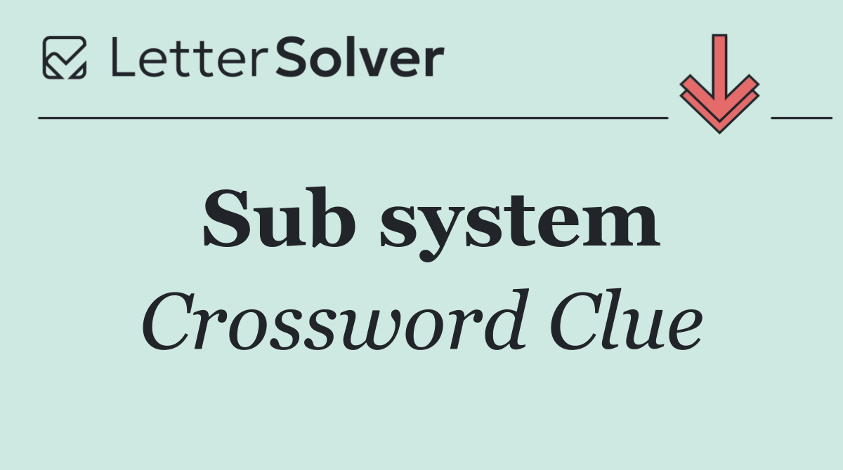 Sub system