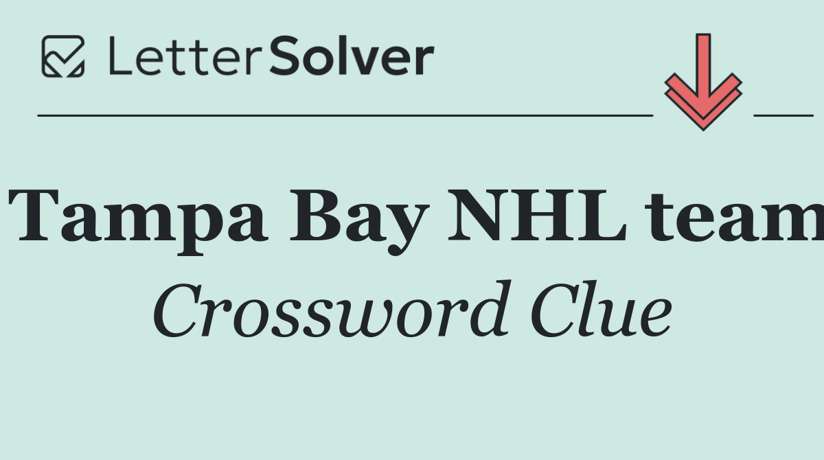 Tampa Bay NHL team