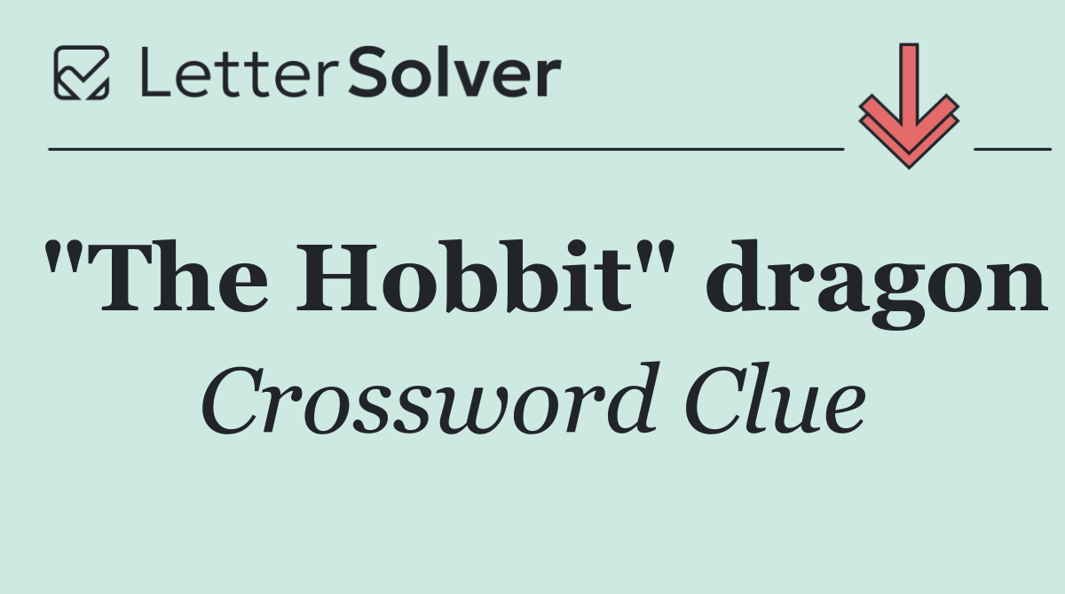 "The Hobbit" dragon