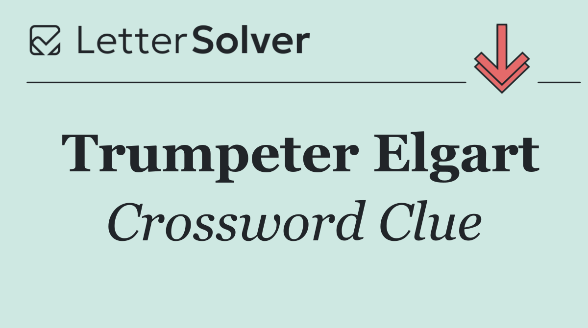 Trumpeter Elgart