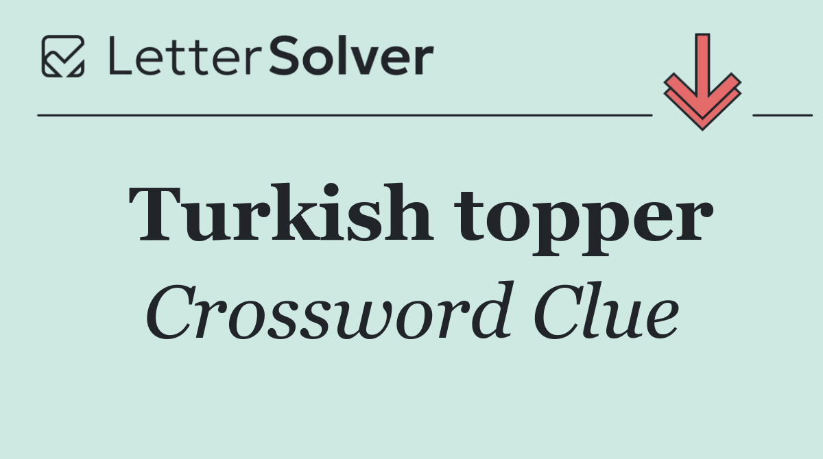 Turkish topper