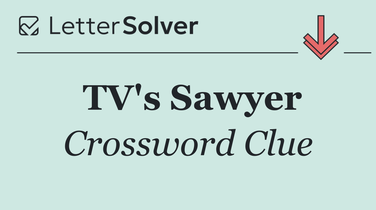 TV's Sawyer
