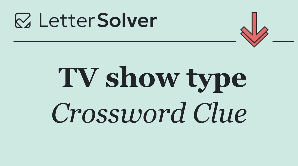 TV show type