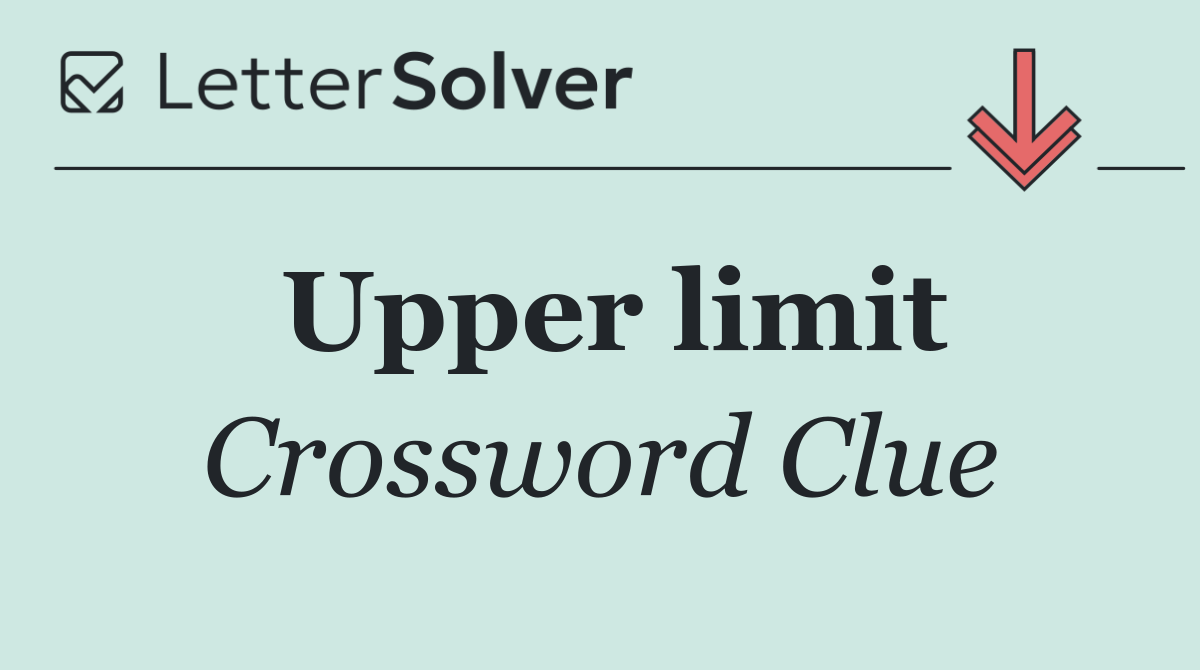 Upper limit