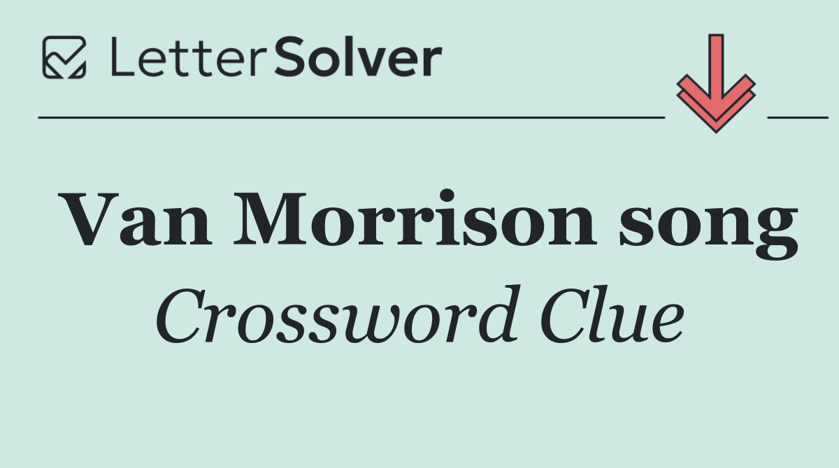 Van Morrison song