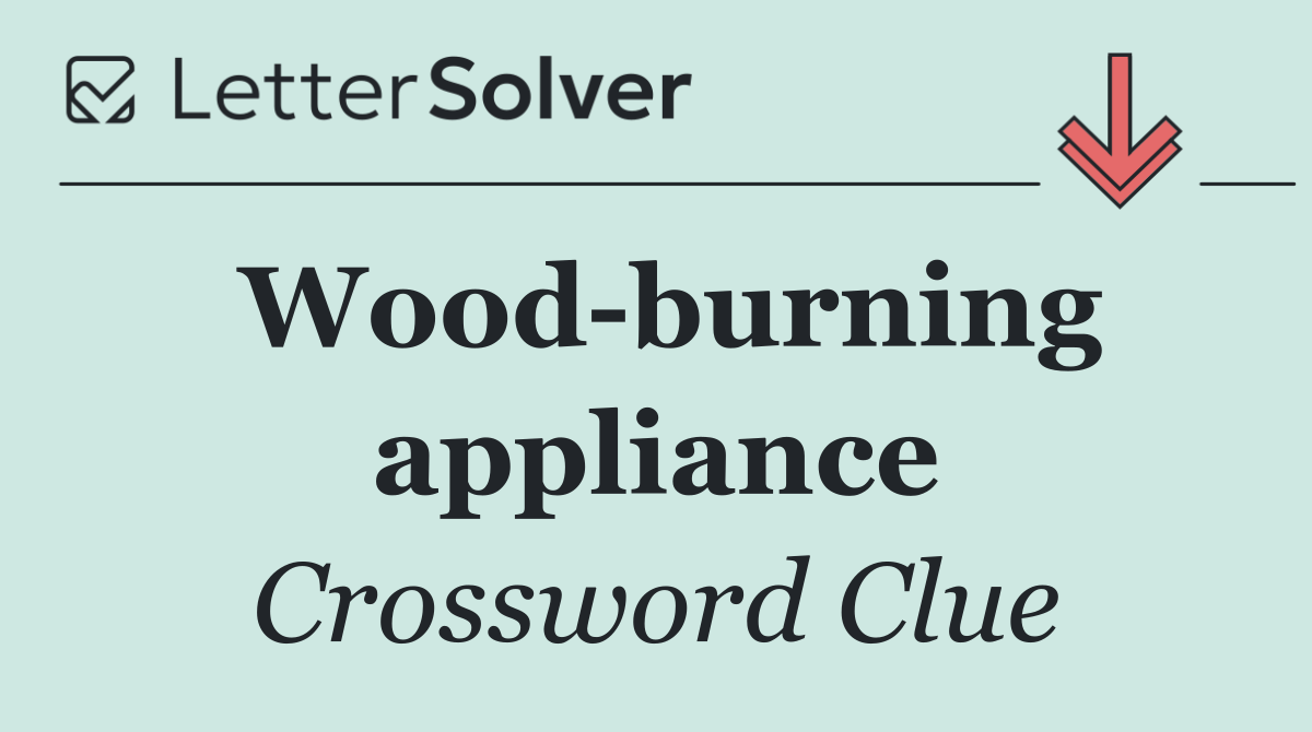 Wood burning appliance