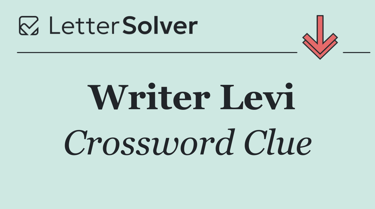 Writer Levi