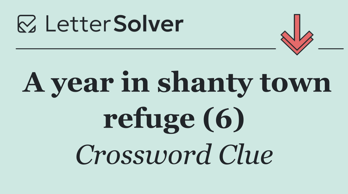 A year in shanty town refuge (6)