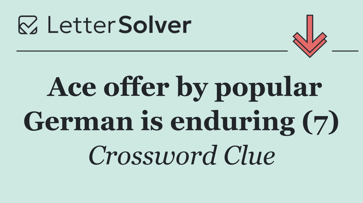 Ace offer by popular German is enduring (7)
