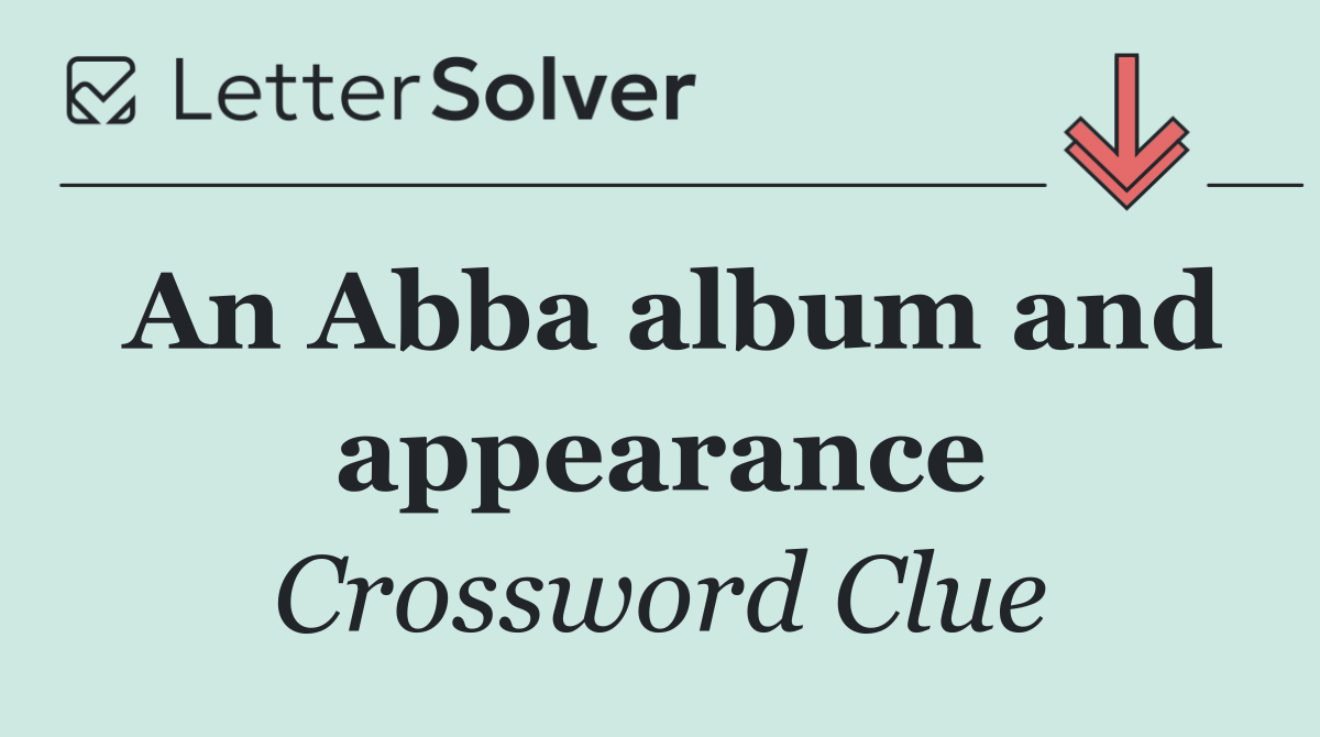 An Abba album and appearance