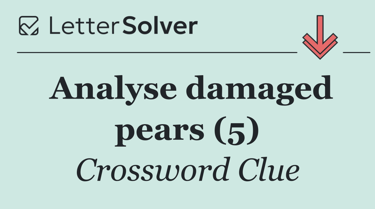 Analyse damaged pears (5)