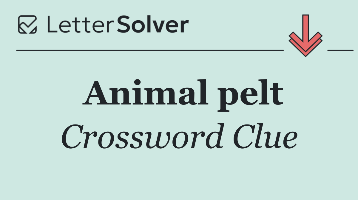 Animal pelt