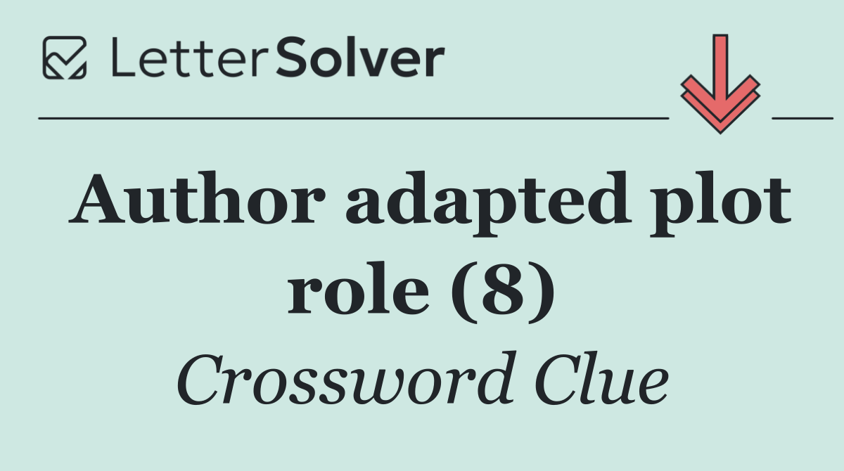 Author adapted plot role (8)
