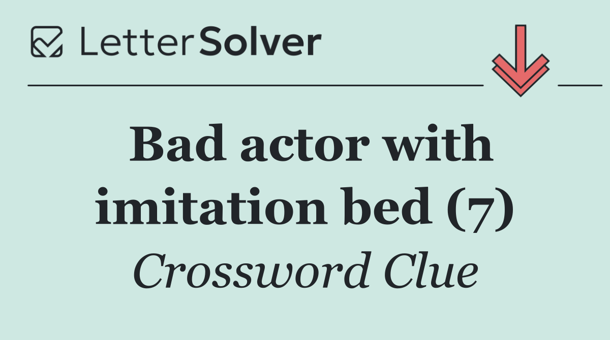 Bad actor with imitation bed (7)