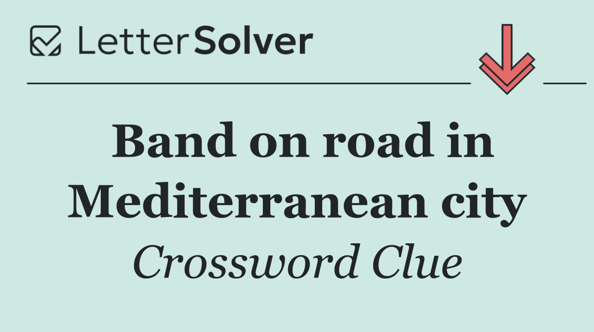 Band on road in Mediterranean city