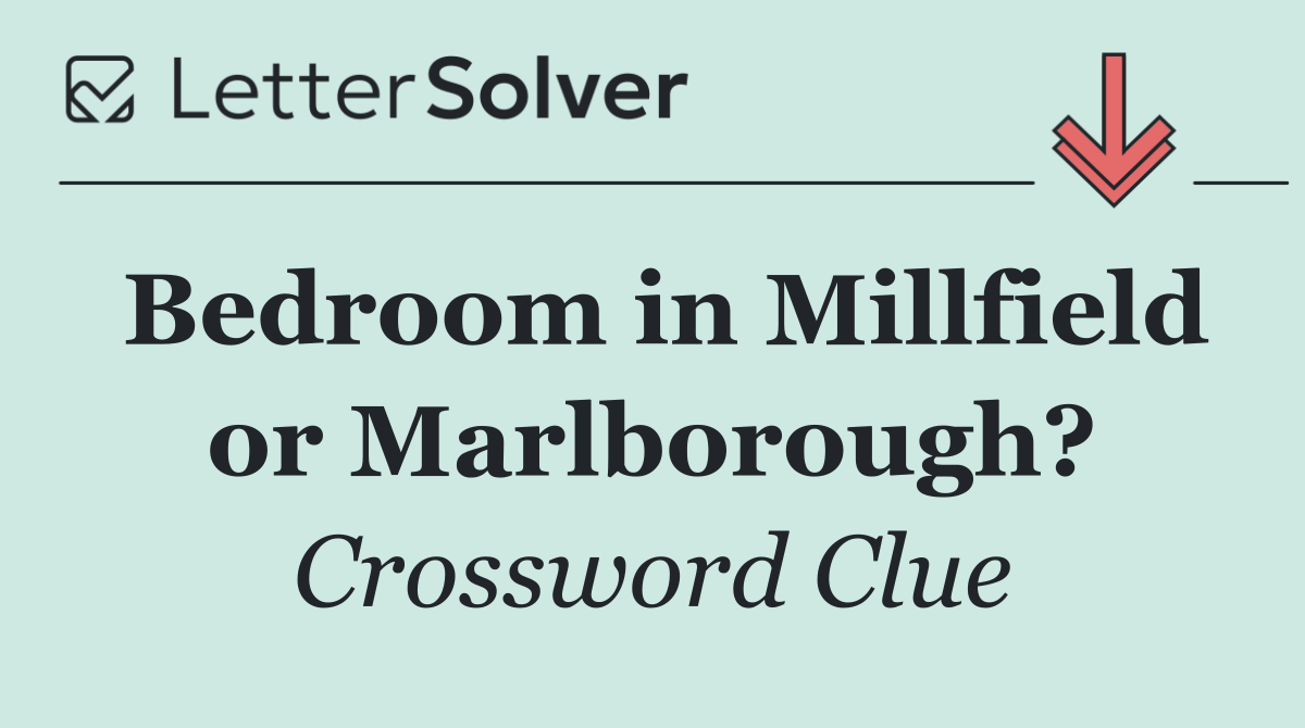 Bedroom in Millfield or Marlborough?