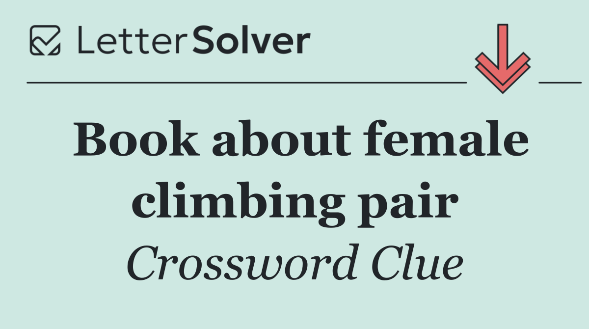 Book about female climbing pair