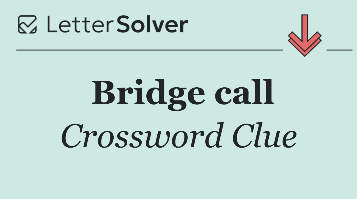 Bridge call