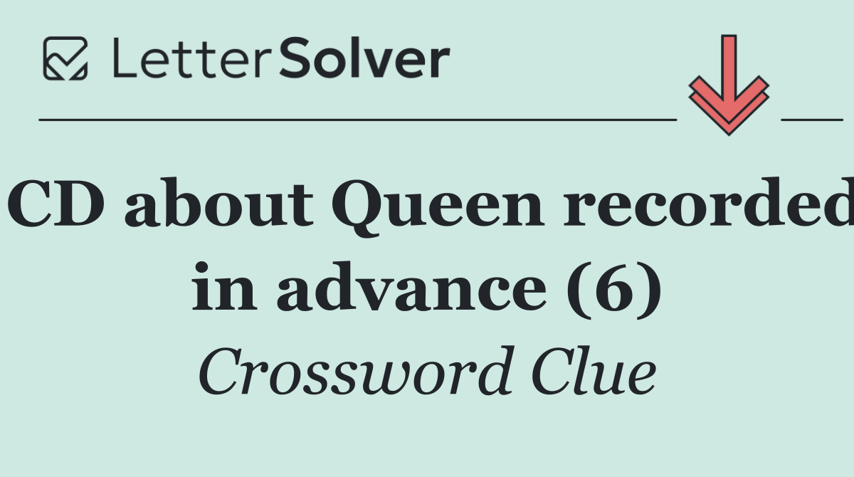 CD about Queen recorded in advance (6)