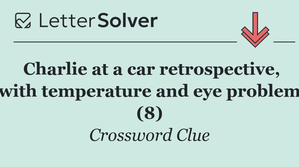 Charlie at a car retrospective, with temperature and eye problem (8)