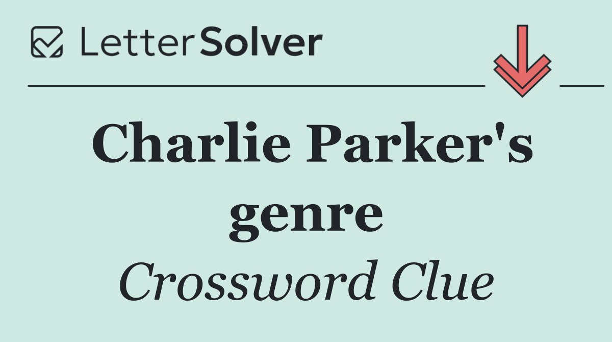 Charlie Parker's genre