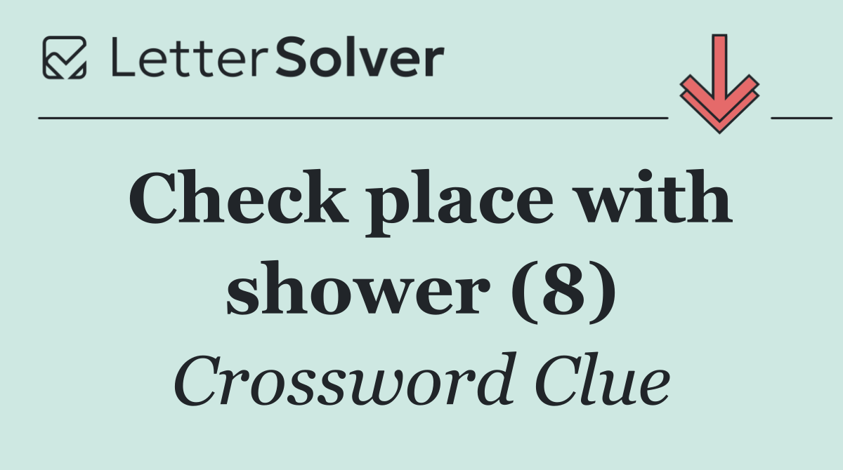 Check place with shower (8)