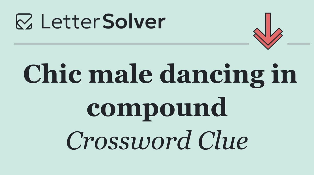 Chic male dancing in compound