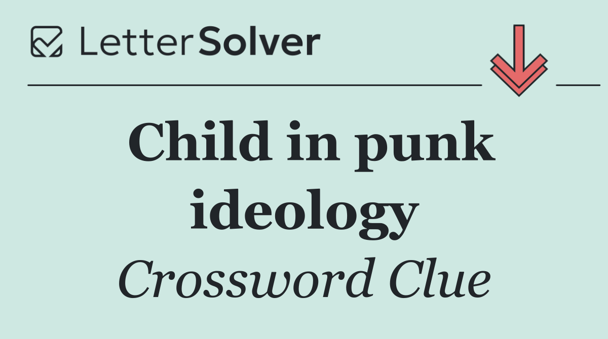 Child in punk ideology