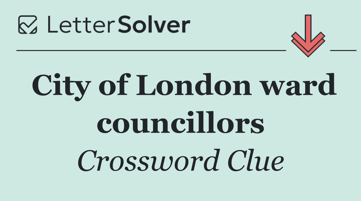 City of London ward councillors
