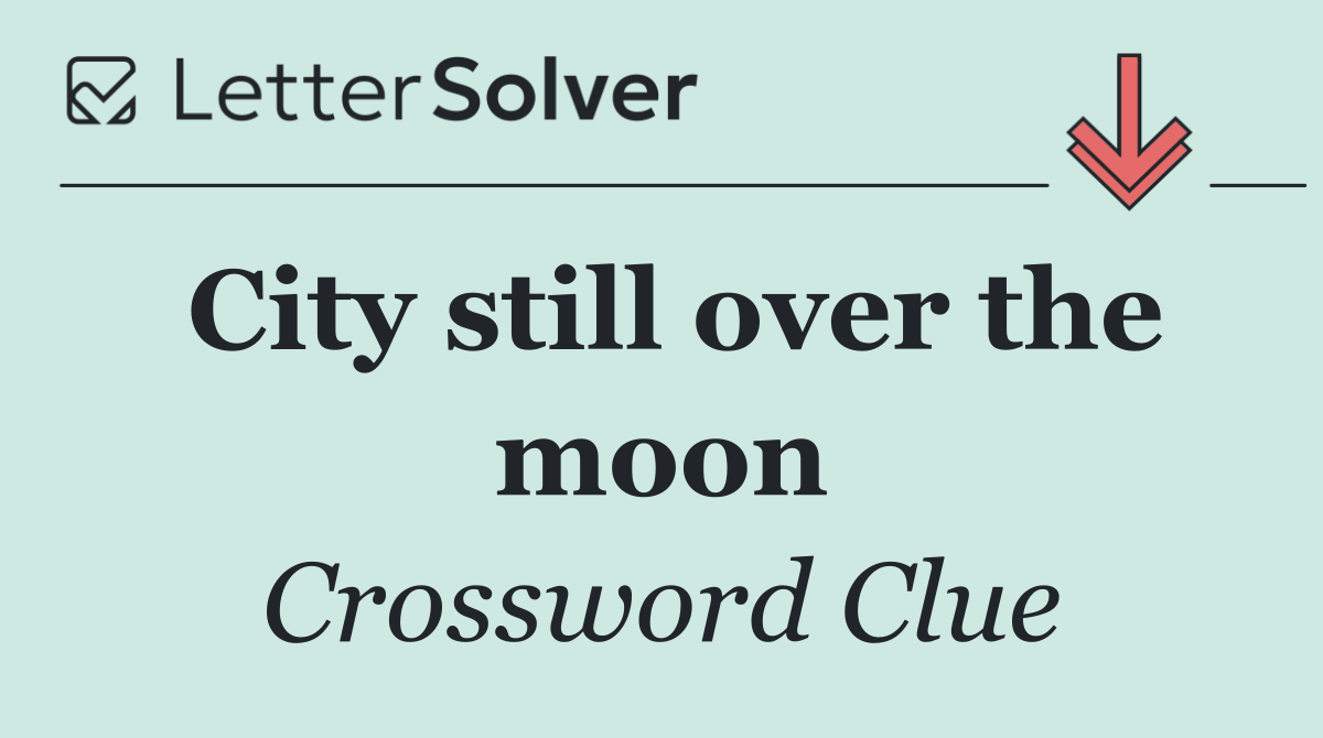 City still over the moon
