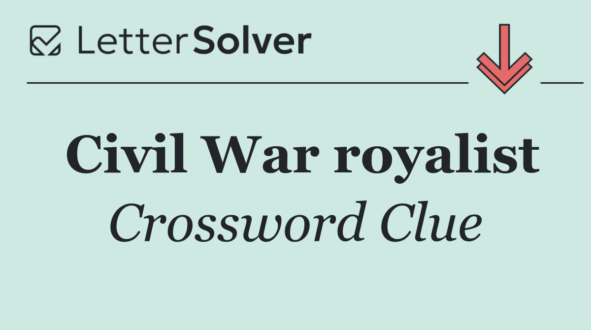 Civil War royalist