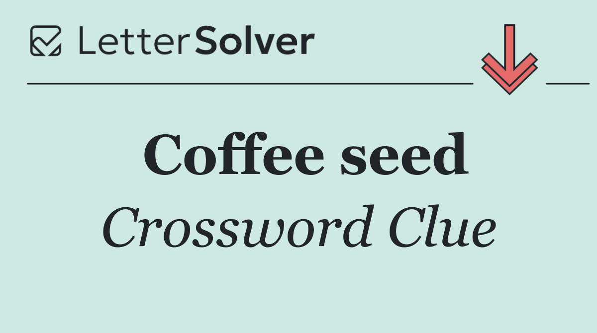 Coffee seed