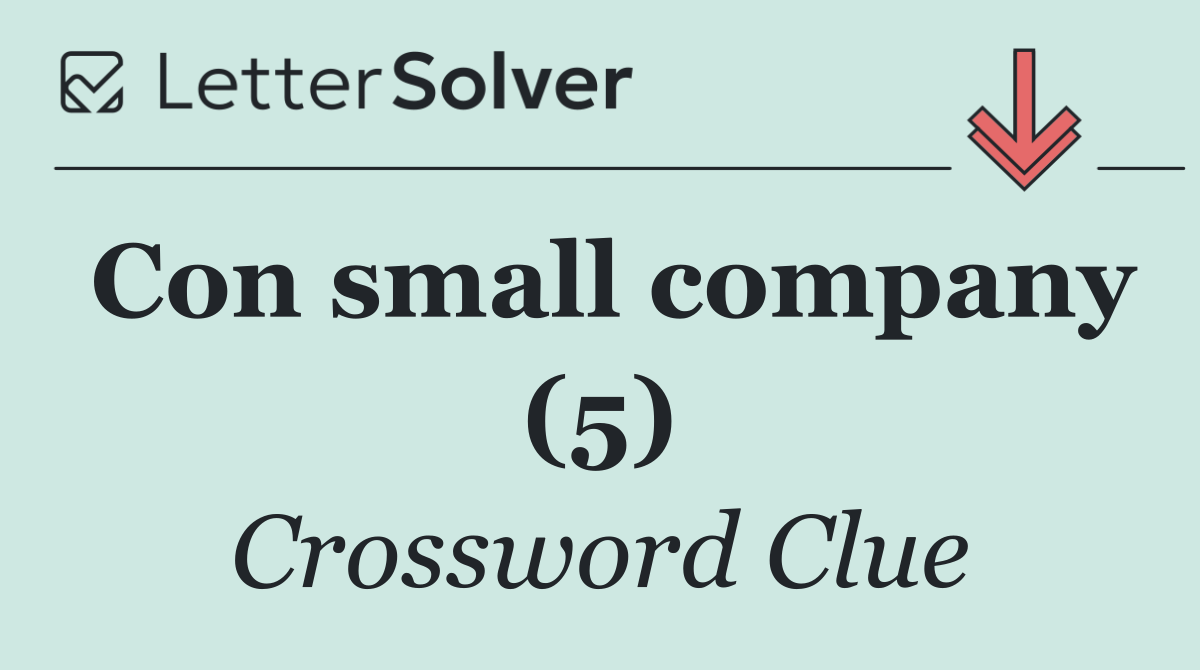Con small company (5)