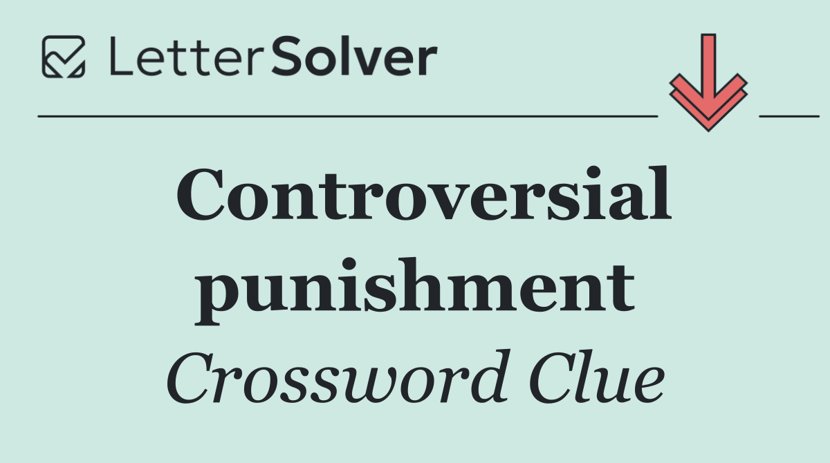 Controversial punishment
