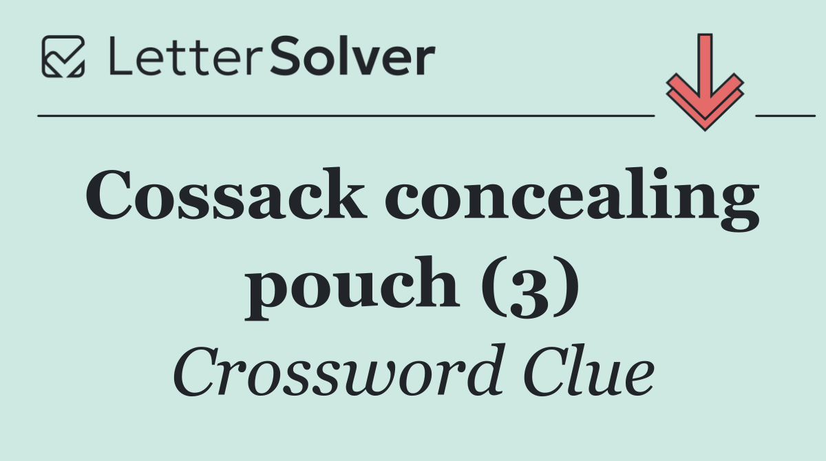 Cossack concealing pouch (3)