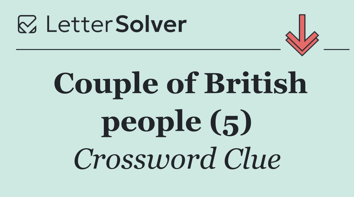 Couple of British people (5)