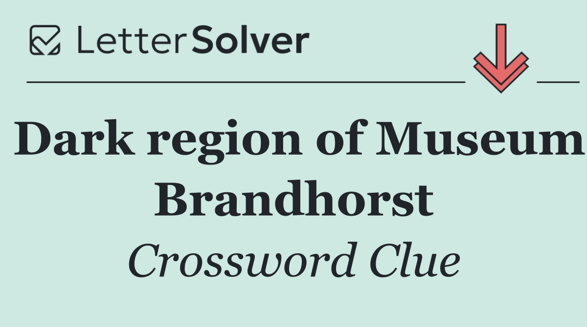 Dark region of Museum Brandhorst