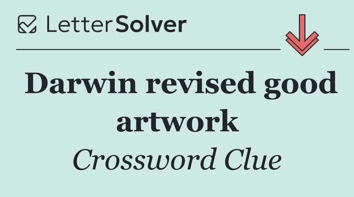 Darwin revised good artwork