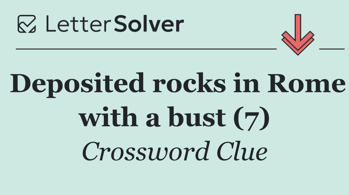 Deposited rocks in Rome with a bust (7)