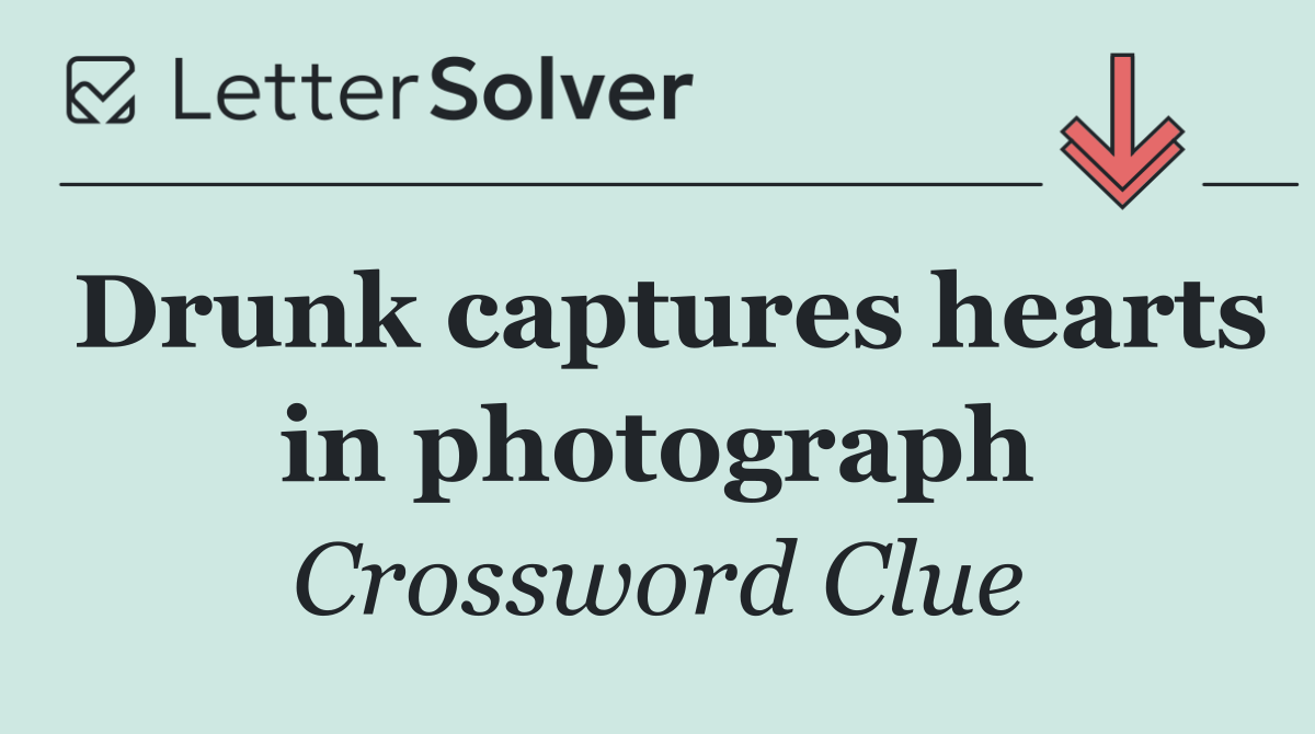 Drunk captures hearts in photograph