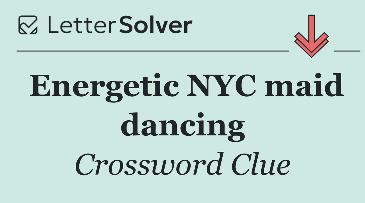 Energetic NYC maid dancing